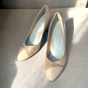 NEW patterned pumps, 2.5” heels from East 5th